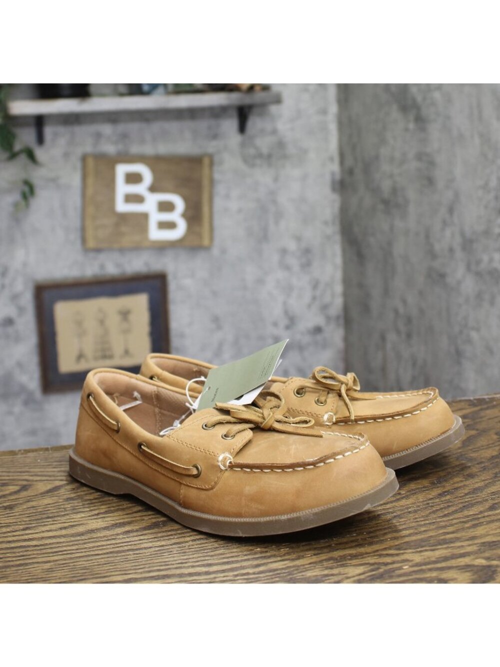 Goodfellow & Co Bennett Genuine Leather Loafers 92541896 Cognac Brown 7